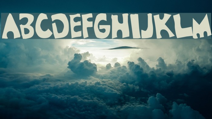 Airwalker! Font examples
