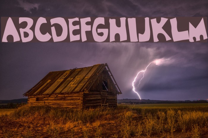 Airwalker! Font examples