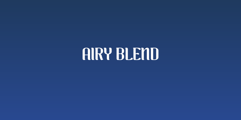 Airy Blend Social Header