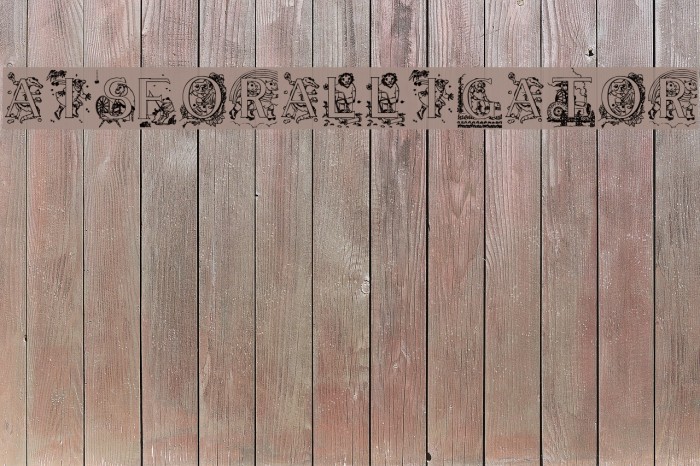 AisForAlligator Font examples