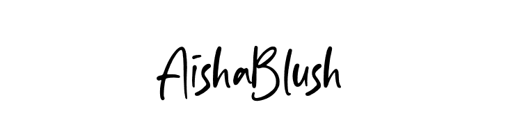Aisha Blush  Free Fonts Download