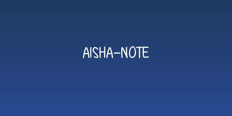 Aisha-Note Social Header