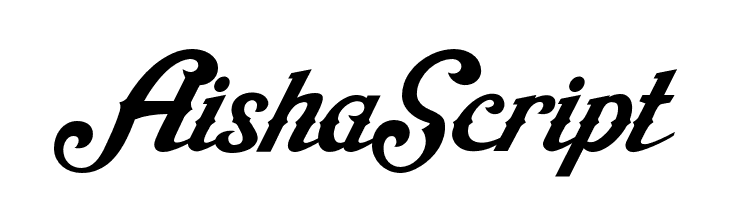 AishaScript Font