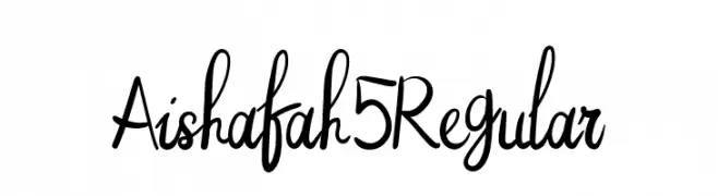 Aishafah5Regular 