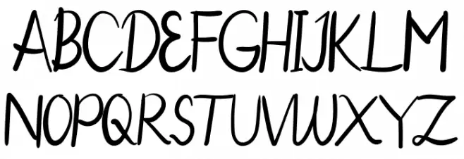 Aishafah5Regular Schriftart Groß