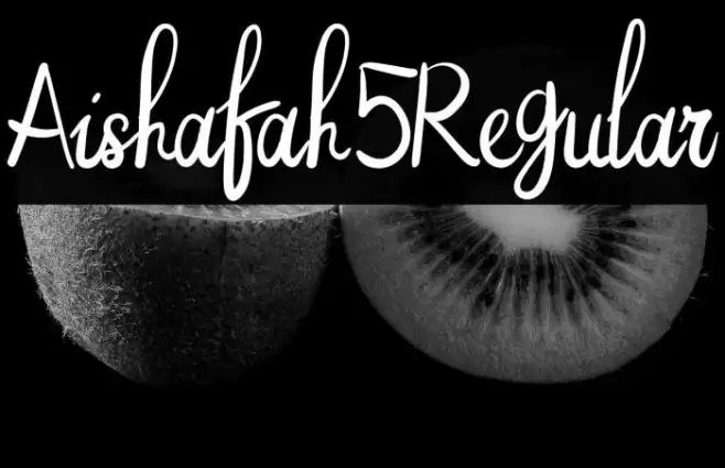 Aishafah5Regular Example 1