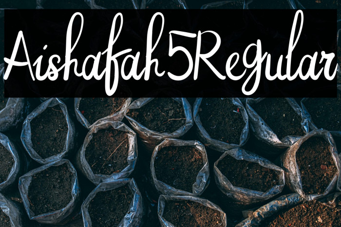 Aishafah5Regular Example 2