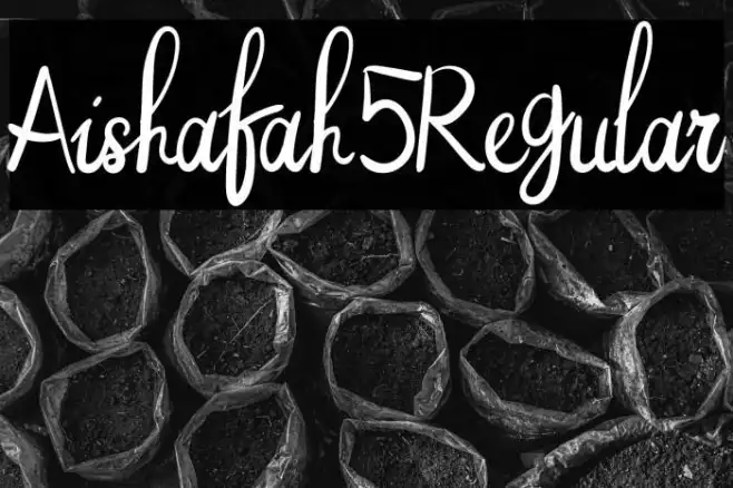Aishafah5Regular Example 2