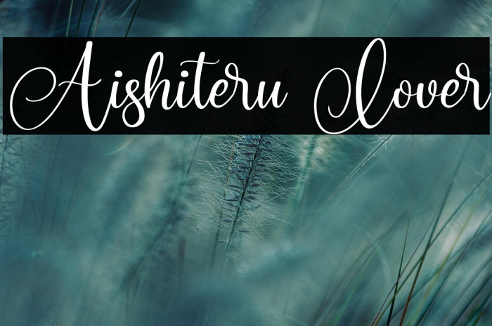 Aishiteru Lover Example 1