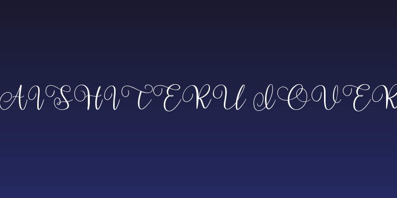 Aishiteru Lover Social Header