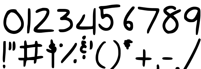 Aision Regular Font OTHER CHARS