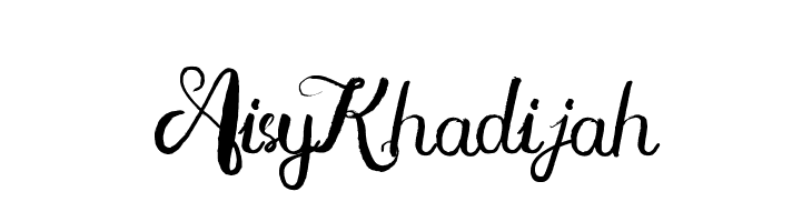 Aisy Khadijah  baixar fontes gratis