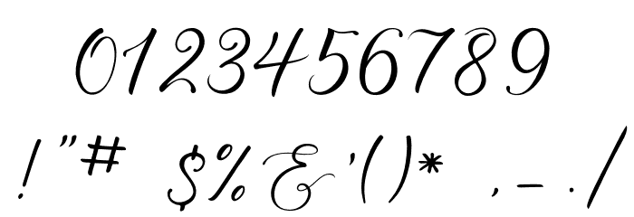 Aisyah Demo Font OTHER CHARS