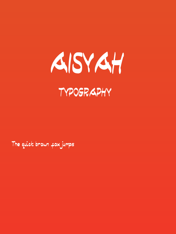 Aisyah Poster