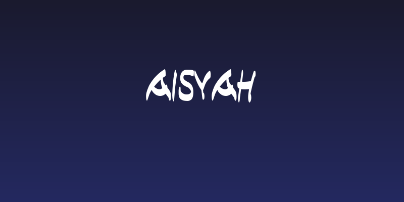 Aisyah Social Header