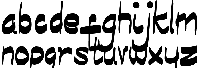Aisyah Font LOWERCASE