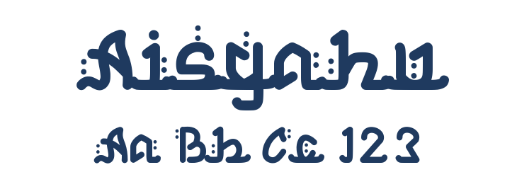 Aisyahu Font Preview