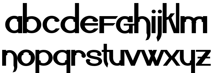 Aiuruoca Font LOWERCASE