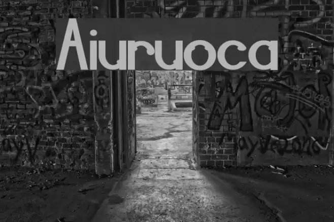 Aiuruoca Font examples