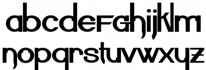 Aiuruoca फ़ॉन्ट लोअरकेस