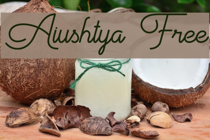 Aiushtya Free Font examples