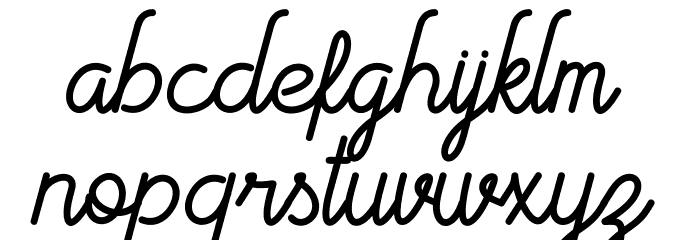 Aiushtya Free Font LOWERCASE
