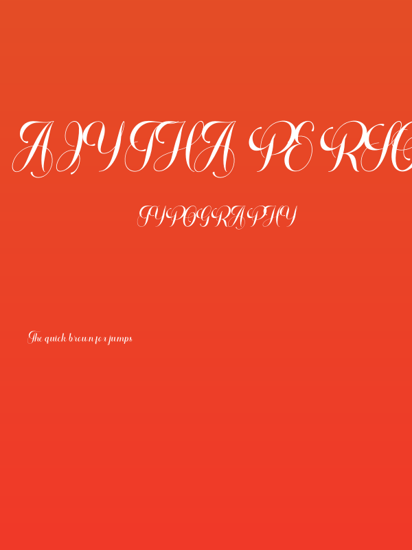 Aiytha Personal Use Poster