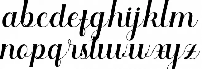 Aiytha Personal Use Schriftart Kleinbuchstaben
