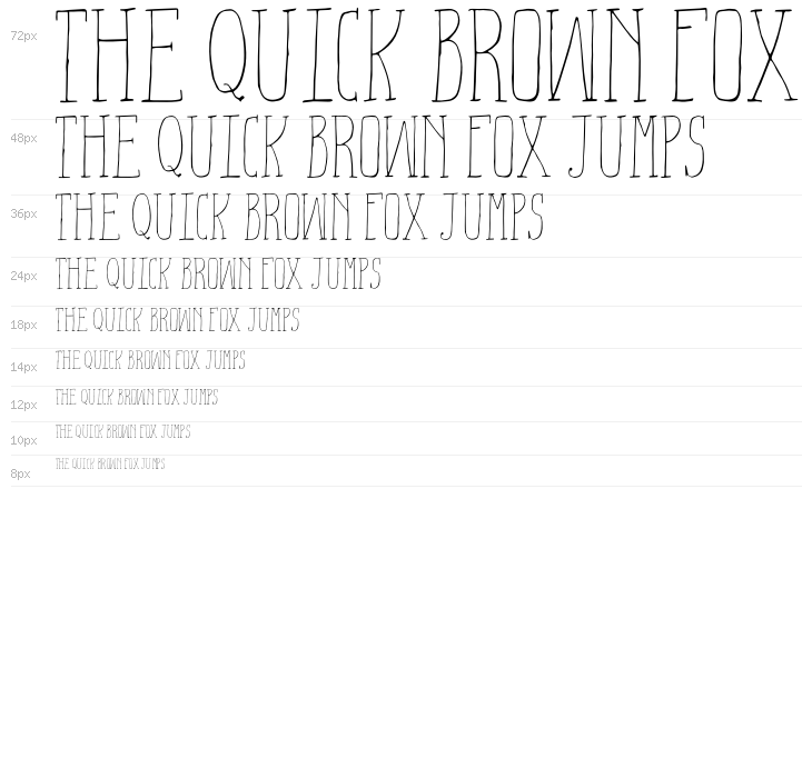 Aiza Shine Serif Demo Waterfall