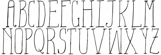 Aiza Shine Serif Demo Font LOWERCASE