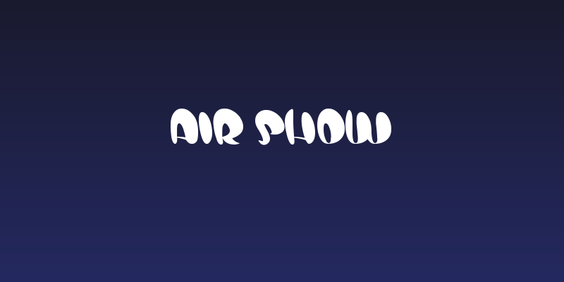 air show Social Header