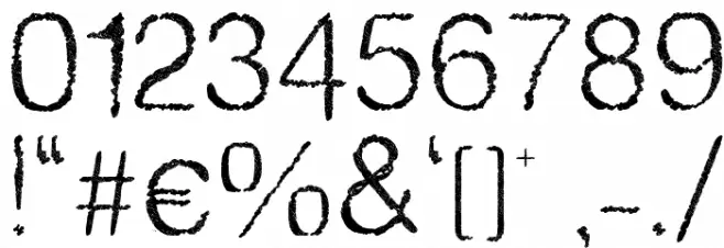 airlib Font OTHER CHARS