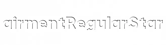 airment RegularStar  Frei Schriftart Herunterladen