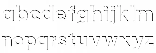 airment RegularStar फ़ॉन्ट लोअरकेस