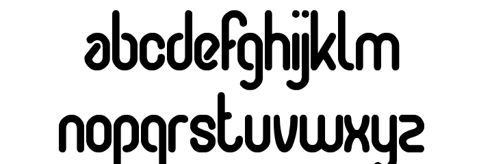 airwaves Font LOWERCASE