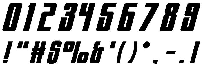 AJ Signal Font OTHER CHARS