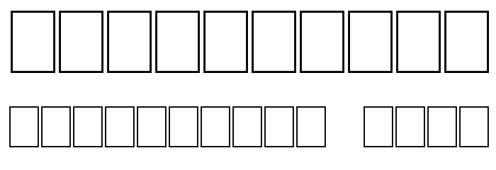 AJC BT FONT Font OTHER CHARS