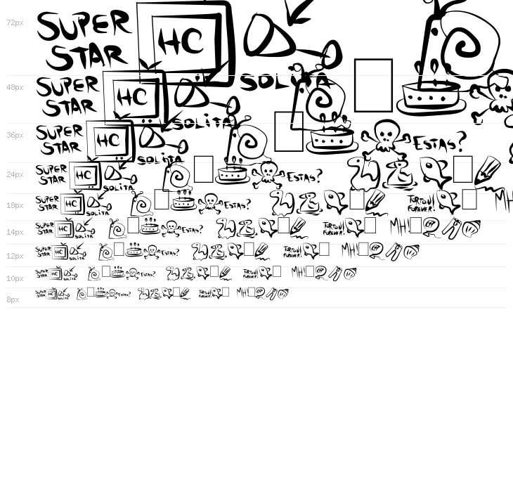 AJC BT FONT Waterfall