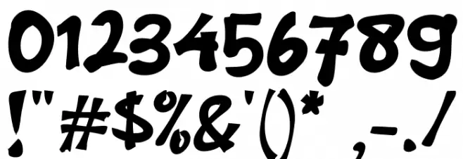 Aja Males Font OTHER CHARS