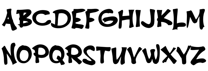 Aja Males Font LOWERCASE