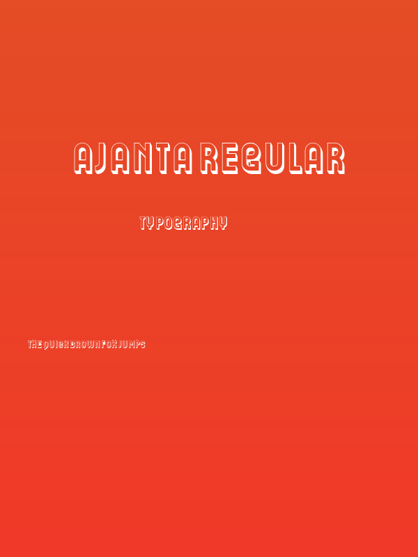 Ajanta Regular Poster