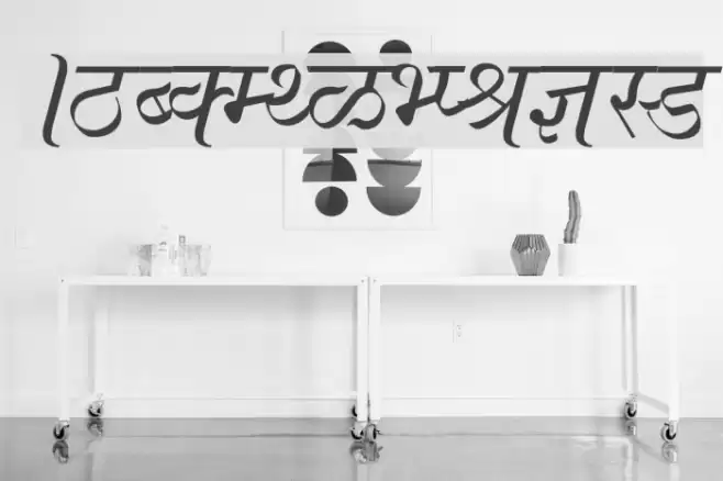 Ajay Normal Italic Font examples