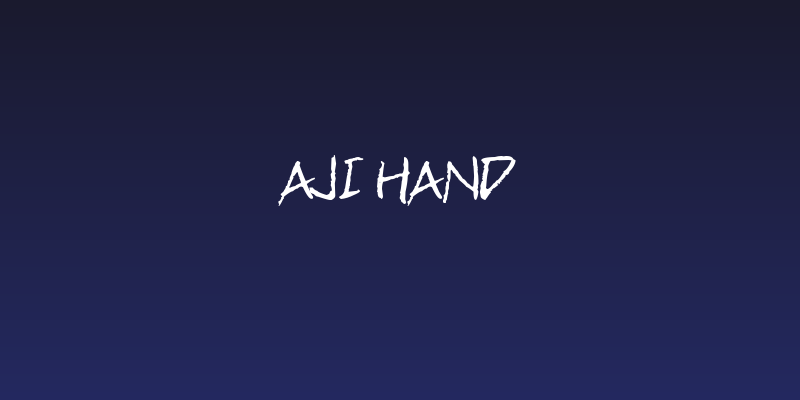 Aji Hand Social Header
