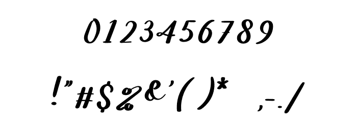 Ajinomote Font OTHER CHARS