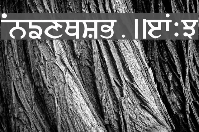 Ajit फ़ॉन्ट examples