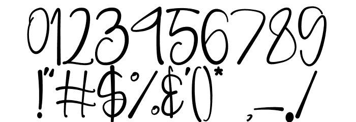 Ajuslly Font OTHER CHARS