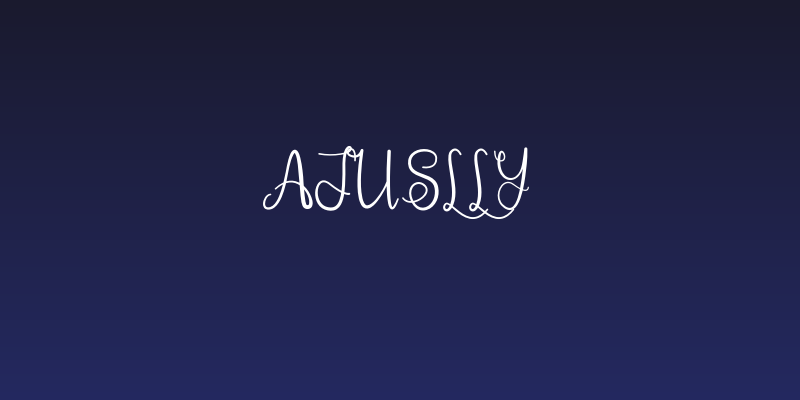 Ajuslly Social Header