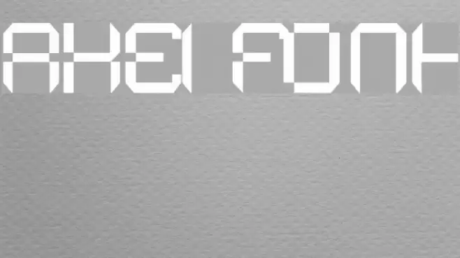 AKEI Font examples