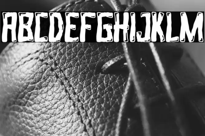 AKICK STONE Font examples