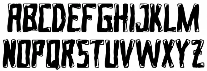 AKICK STONE Font Litere mici